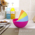 Best price colorful plastic breakfast salad bowl set